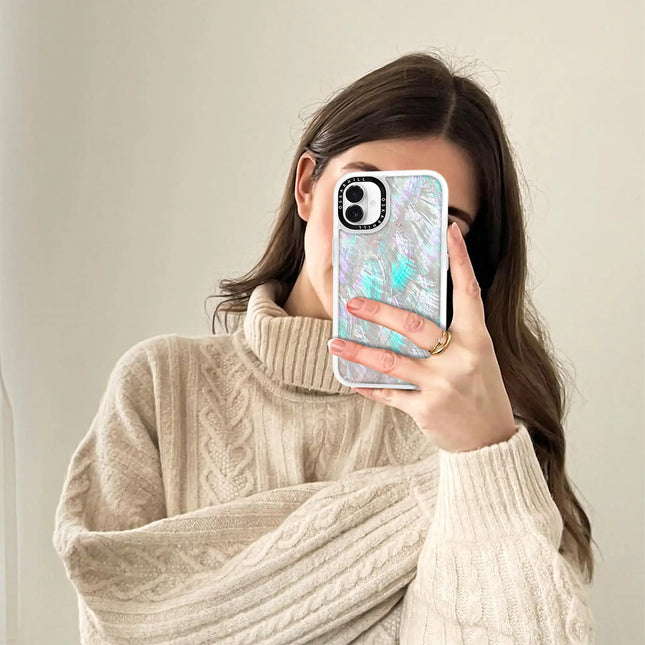 iPhone 16 Case Classic — Mother of Pearl