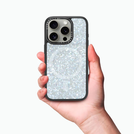 iPhone 16 Pro Max Case Elite — Crystal Frost Shimmer