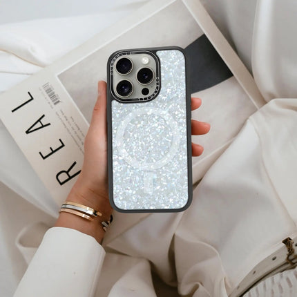 iPhone 14 Pro Max Case Elite — Crystal Frost Shimmer