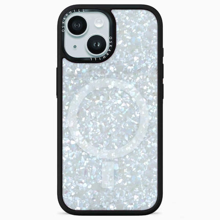 Coque Elite pour iPhone 15 Plus — Cristal givré scintillant