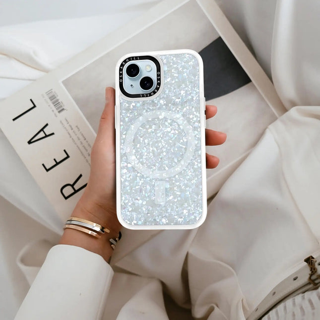 iPhone 15 Case Classic — Crystal Frost Shimmer