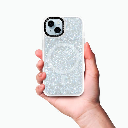 Coque classique pour iPhone 15 Plus — Cristal givré scintillant