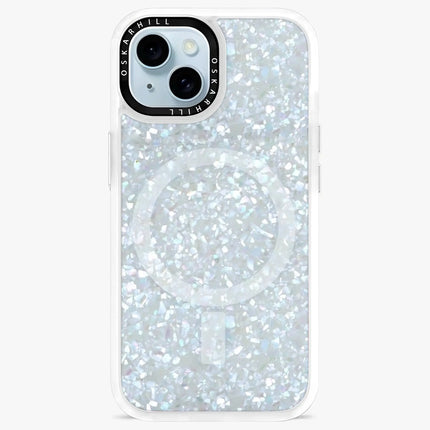 Coque classique pour iPhone 14 Plus — Cristal givré scintillant