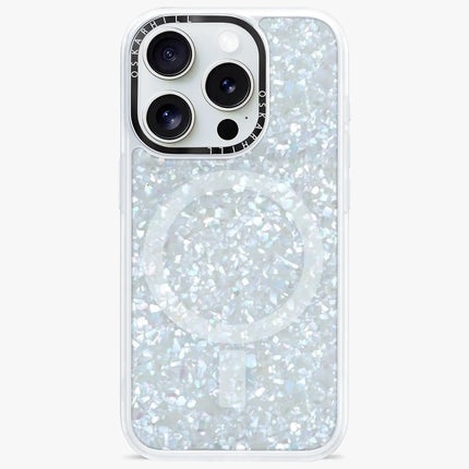 Coque classique pour iPhone 16 Pro Max — Cristal givré scintillant