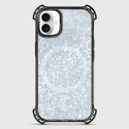 iPhone 16 Case Bounce — Crystal Frost Shimmer