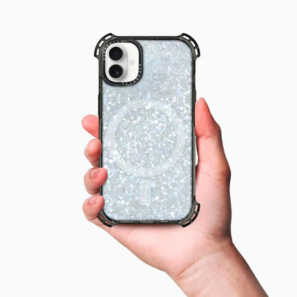 iPhone 16 Plus Case Bounce — Crystal Frost Shimmer