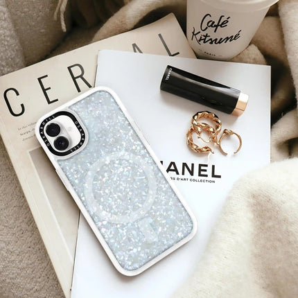 iPhone 16 Plus Hülle Classic – Crystal Frost Shimmer