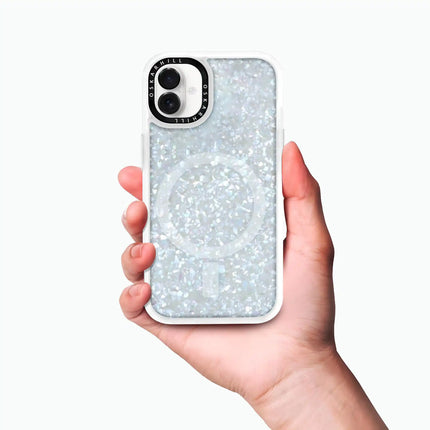 Coque iPhone 16 Plus classique — Crystal Frost Shimmer