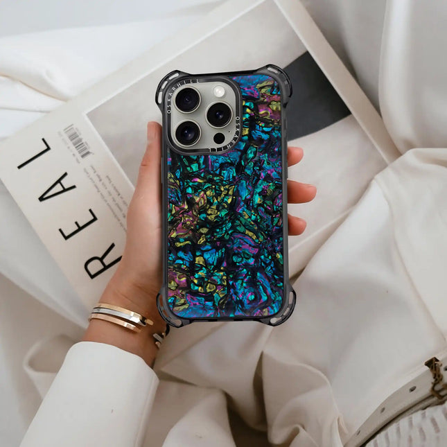 iPhone 15 Pro Max Case Bounce — Cosmic Abalone Shell