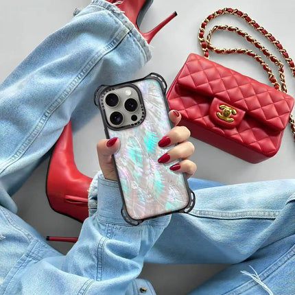 iPhone 15 Pro Max Case Bounce — Mother of Pearl