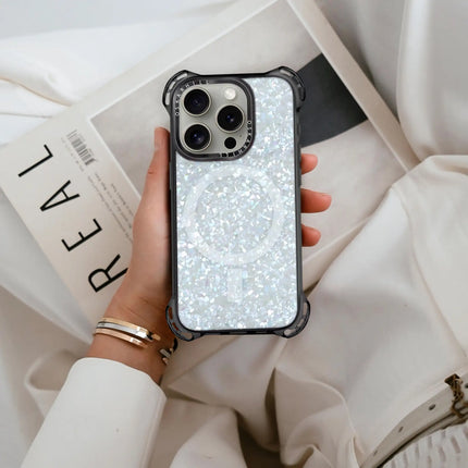 Coque iPhone 13 Pro Bounce — Cristal givré scintillant