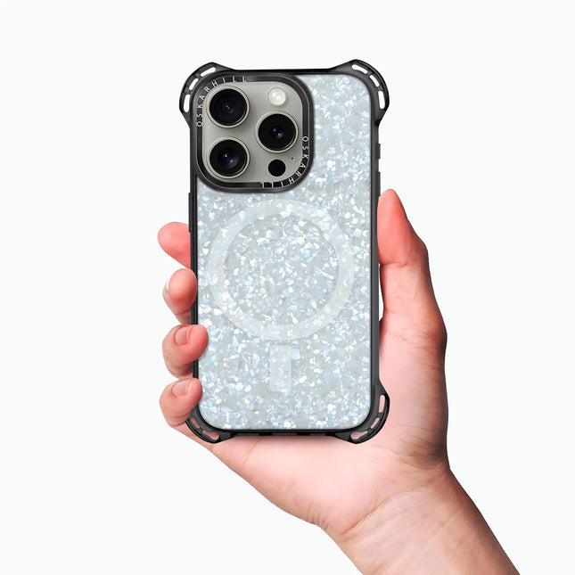 iPhone 13 Pro Max Case Bounce — Crystal Frost Shimmer