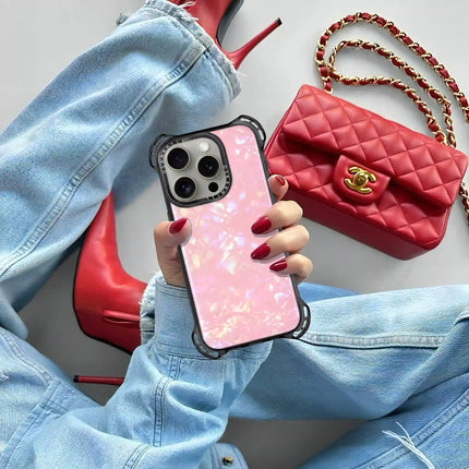 iPhone 13 Pro Max Case Bounce — Blush Prism Pearl