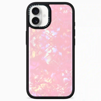 Coque iPhone 16 Plus Elite — Glitter Blush Prism Pearl