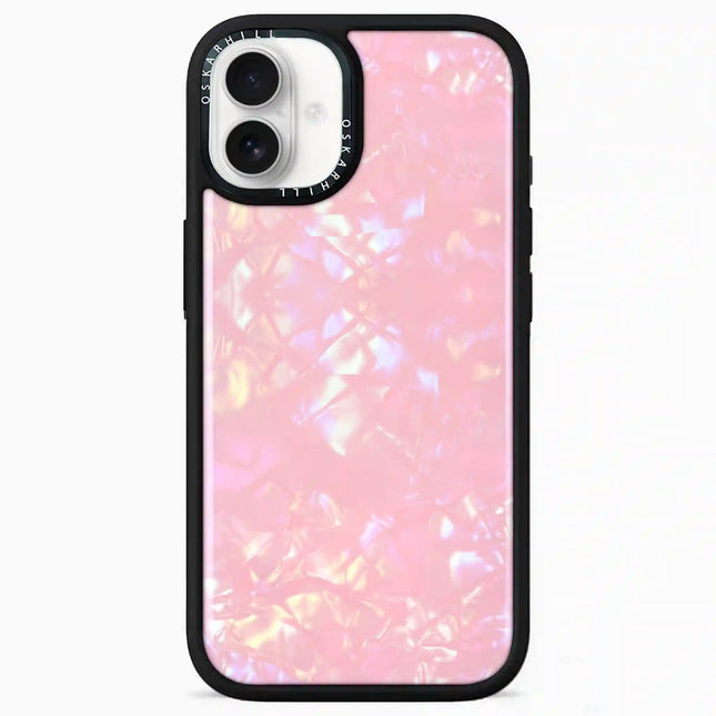 iPhone 16 Hülle Elite – Glitzer Blush Prism Pearl