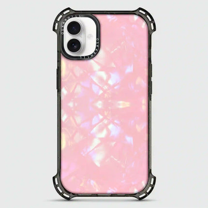 iPhone 16 Plus Hülle Bounce – Glitzer Blush Prism Pearl