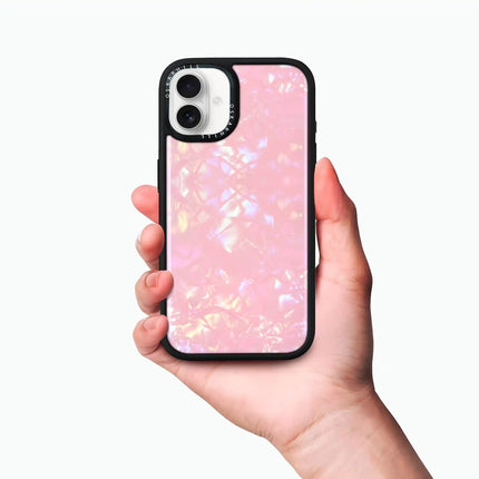 iPhone 16 Plus Hülle Elite – Glitzer Blush Prism Pearl