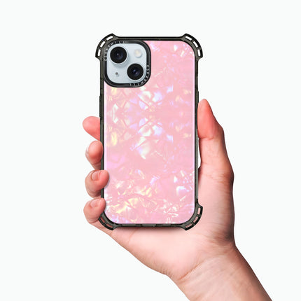 Coque iPhone 15 Bounce — Blush Prism Pearl