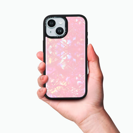 iPhone 15 Plus Case Elite — Glitter Blush Prism Pearl