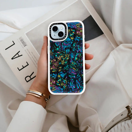 Coque classique pour iPhone 14 Plus — Cosmic Abalone Shell