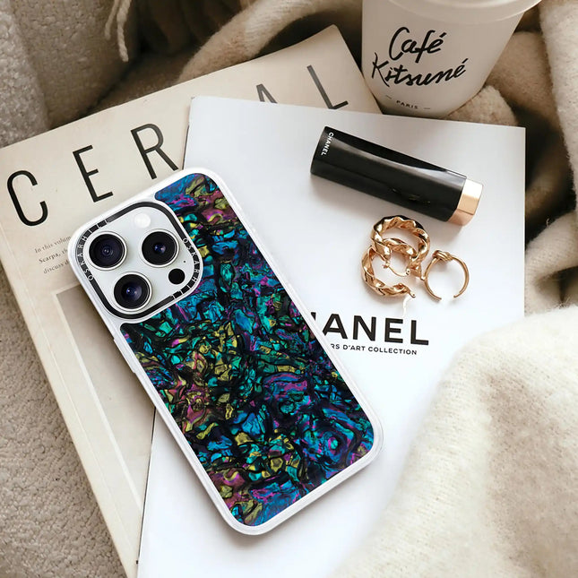 iPhone 14 Pro Max Case Classic — Cosmic Abalone Shell