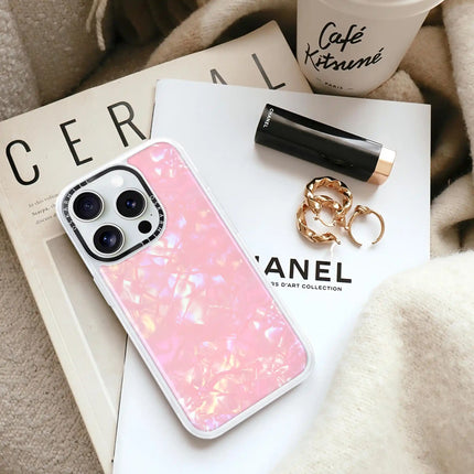 Coque iPhone 15 Pro Max Classic — Blush Prism Pearl