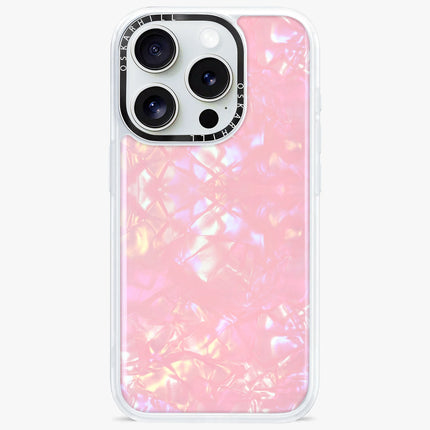 iPhone 15 Pro Case Classic — Blush Prism Pearl