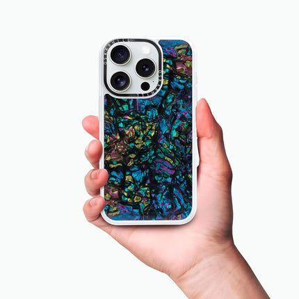 iPhone 14 Pro Case Classic — Cosmic Abalone Shell