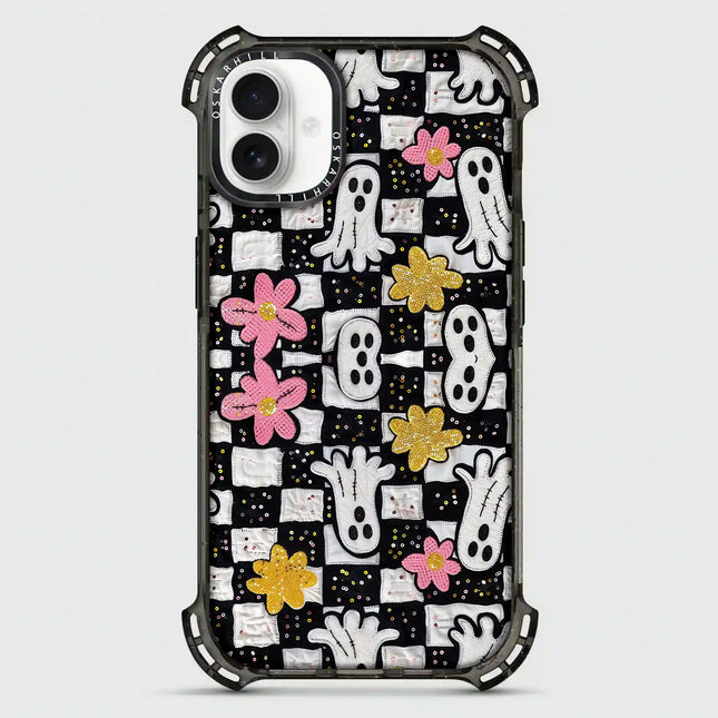 iPhone 16 in Bounce MagSafe Compatible Ghostly Garden Case