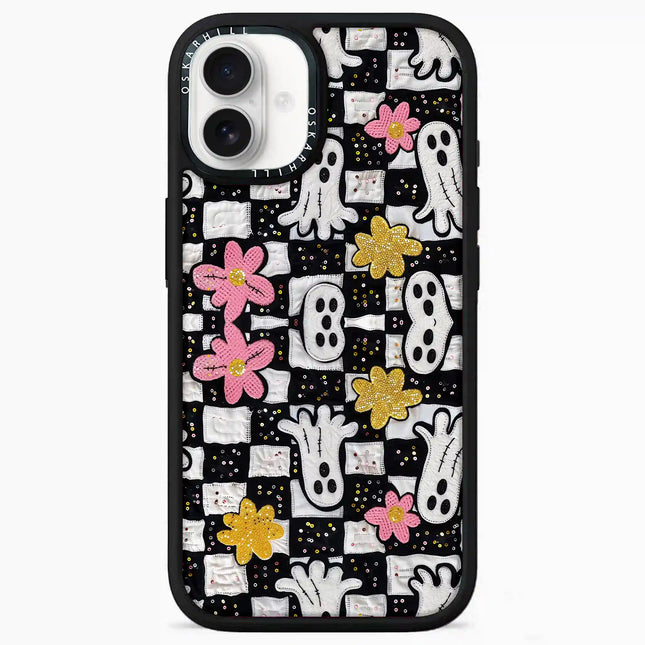 iPhone 16 Plus in Elite MagSafe Compatible Ghostly Garden Case