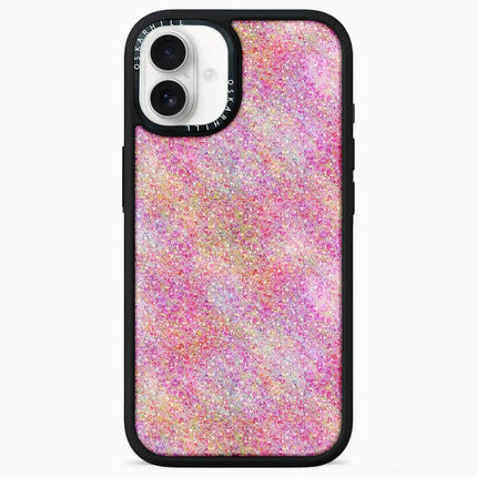 Coque Elite pour iPhone 16 Plus — Paillettes roses