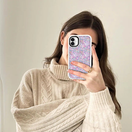 iPhone 16 Classic Case — Pastel Twilight Glitter