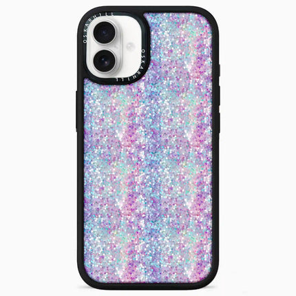 iPhone 16 Plus Case Elite — Pastel Purple-Blue Glitter