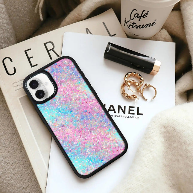 iPhone 16 Elite MagSafe Compatible Multicolor Glitter Case