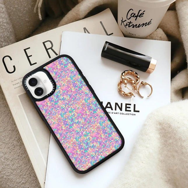 iPhone 16 Plus Hülle Elite – Rainbow Dream Glitter