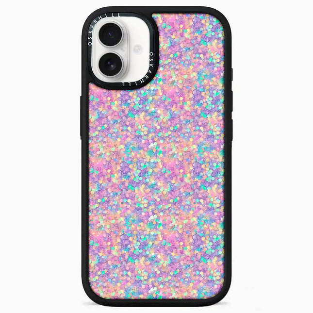 iPhone 16 Plus Elite MagSafe Compatible Rainbow Dream Glitter Case