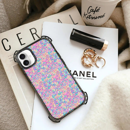 iPhone 16 Plus Case Bounce — Rainbow Dream Glitter Oskar Hill.