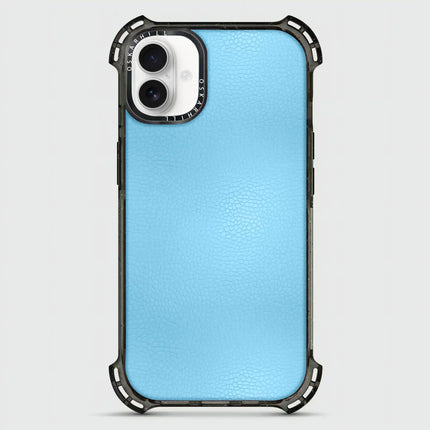 iPhone 16 Plus Case Bounce Leather — Sky Blue