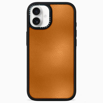 Coque Elite Leather pour iPhone 16 — Brun roux