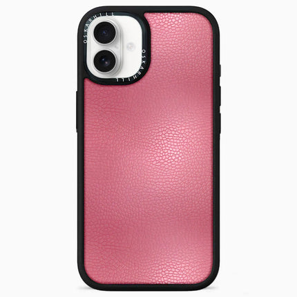 iPhone 16 Plus Case Elite Leather — Tulip Pink