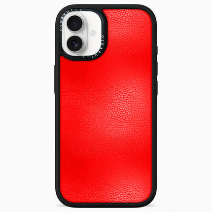 iPhone 16 Hülle Elite Leder – Valentinsrot