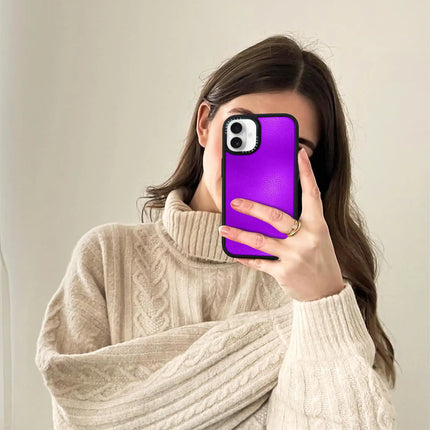 Coque Elite Leather pour iPhone 16 Plus — Violet foncé