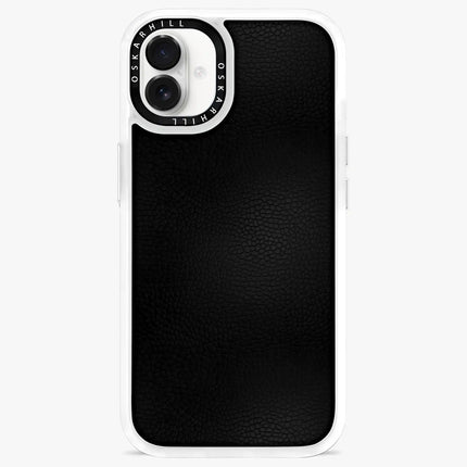 iPhone 16 Case Classic Leather — Smoky Black