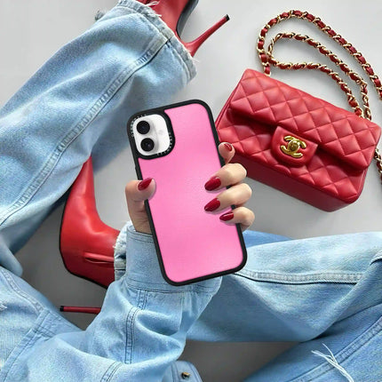 iPhone 16 Hülle Elite Leder – Persisches Rosa