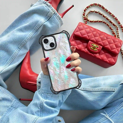 Coque iPhone 13 Bounce — Nacre