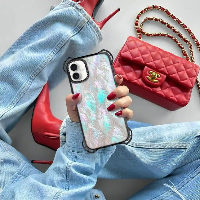 Coque iPhone 16 Bounce — Nacre