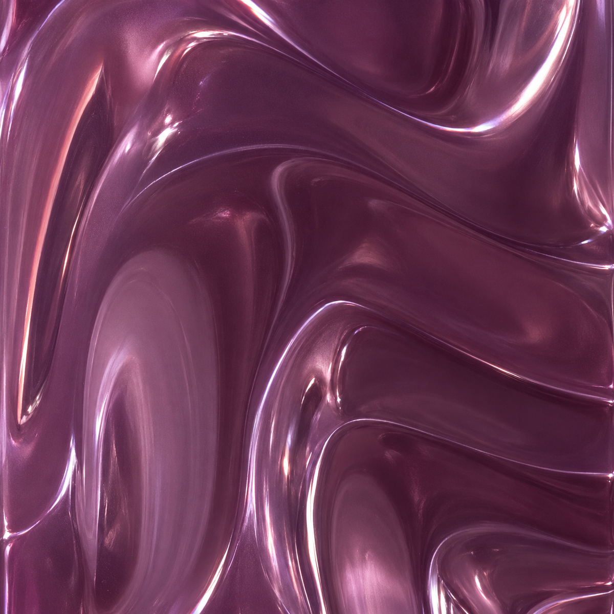Plum Swirl Glossy iPhone Case — Plum, central swirl detail